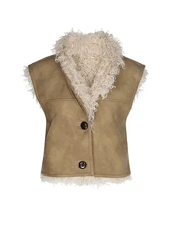 MARANT ETOILE | Wendegilet in Felloptik CLARA | 